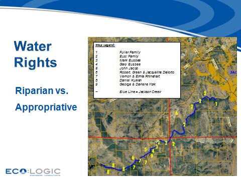 Daily Jackson Creek Water Rights.